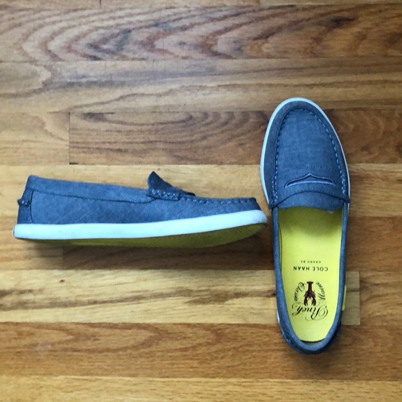 Cole Haan Shoes - Cole HAAN Grand 0S denim loafers size 8 EUC